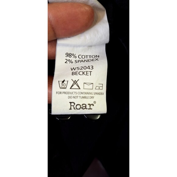 Roar Button Up Shirt Men’s Size L Affliction Style Embroidered Y2K Punk Biker - Picture 4 of 12